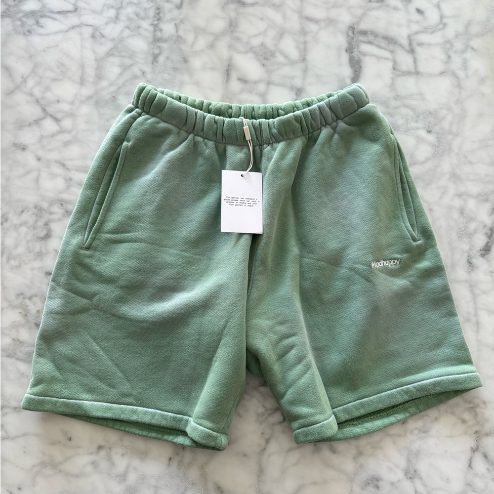 MadHappy Classics Fleece Shorts - Minty, Med